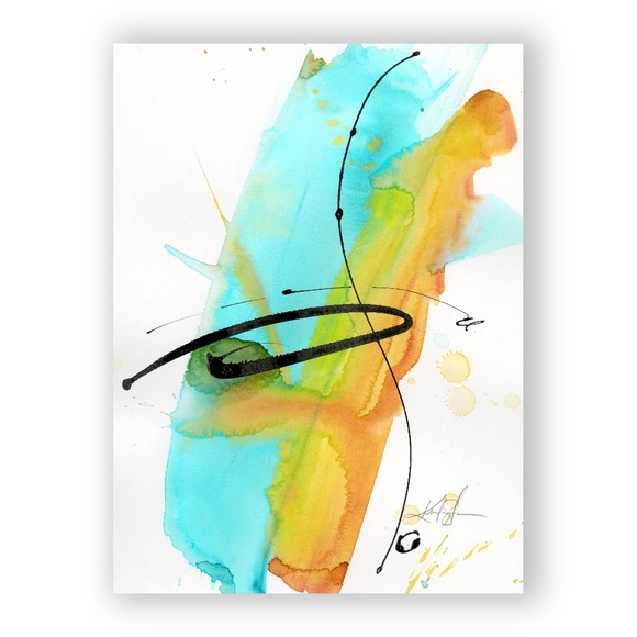 Original Abstract Zen Meditative Painting - Abstraction 2019-6 - Picture 2 of 4